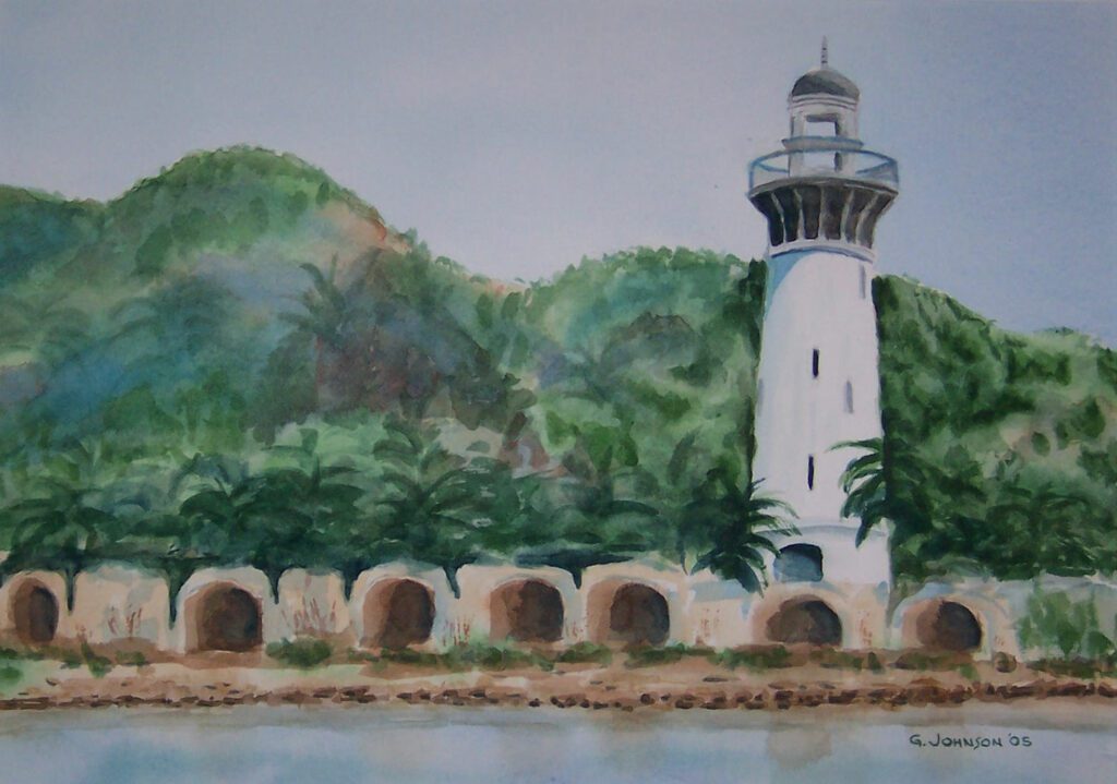 Lighthouse is in Acapulco